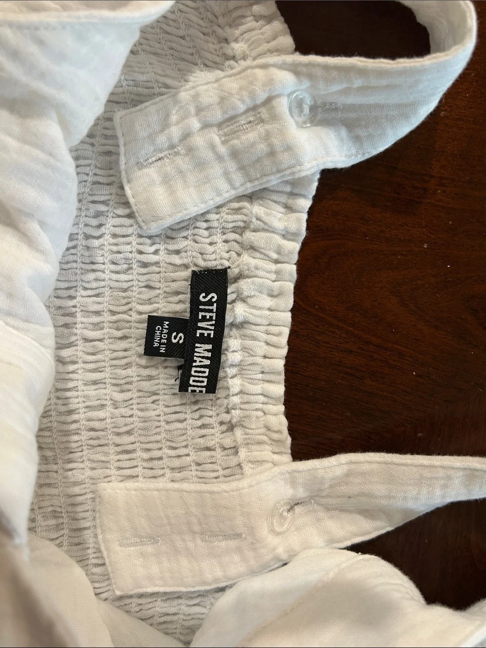 Steve Madden White Sleeveless V-Neck Maxi Dress - Picture 3 of 3